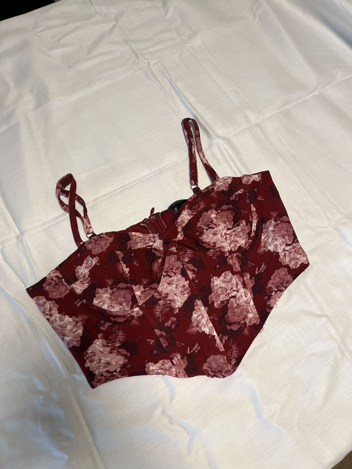Floral Corset Top