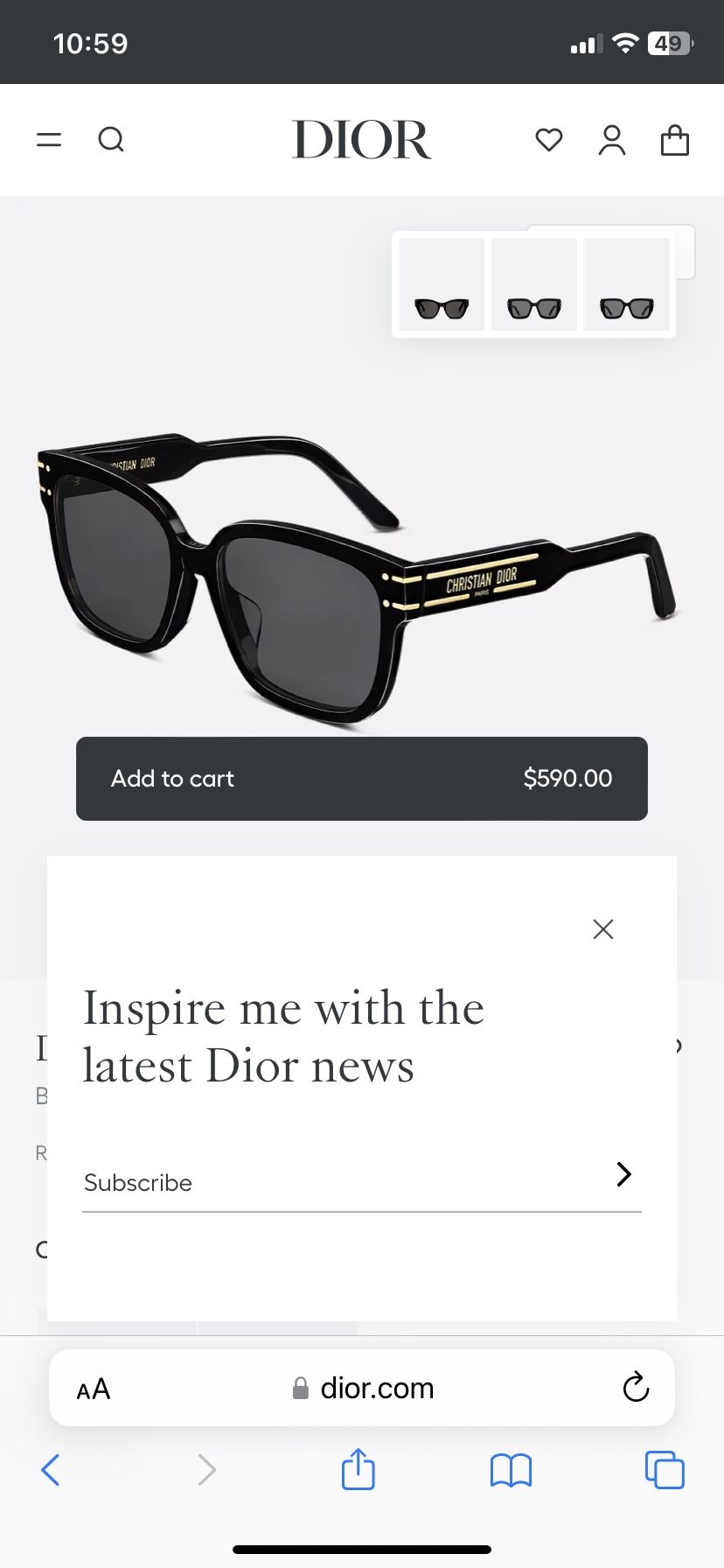 Dior Sunglasses