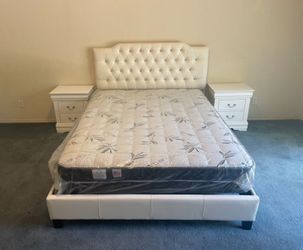 Queen New Bed Sale...with Nice Orthopedic Supreme Mattress Sale