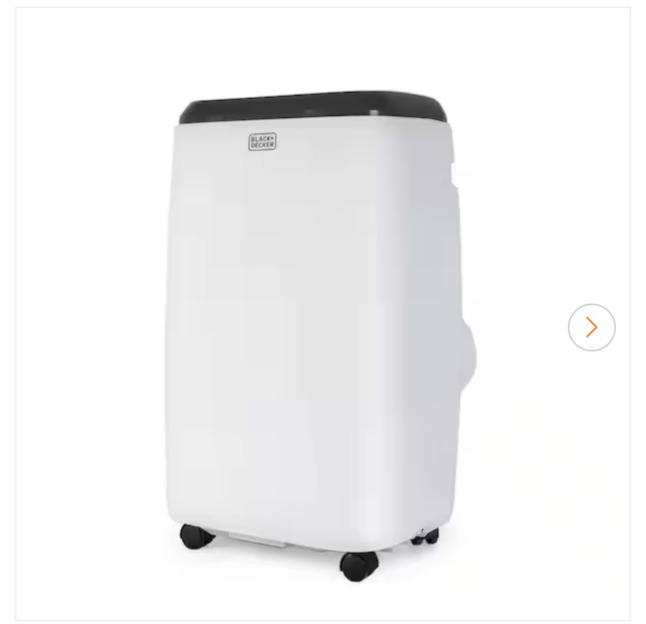 8,000 BTU Portable Air Conditioner Cools 350 Sq. Ft. with Heater and Dehumidifier in White