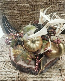 Styrofoam tree wood slices stumps log bark base wedding centerpieces dessert table rustic vintage decorations candle oil lamp planter plants