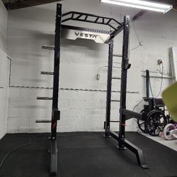 New Half Squat Rack |  Commercial Grade | 11 Guage Steel | 3x3 Uprights | Gym Equipment | Fitness | Excercise | Workout | FREE DELIVERY 🚚