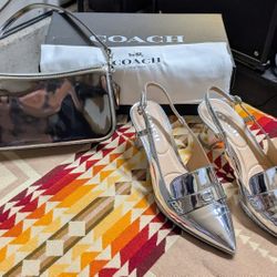 COACH  Womens Slingback and Purse Size 7.5