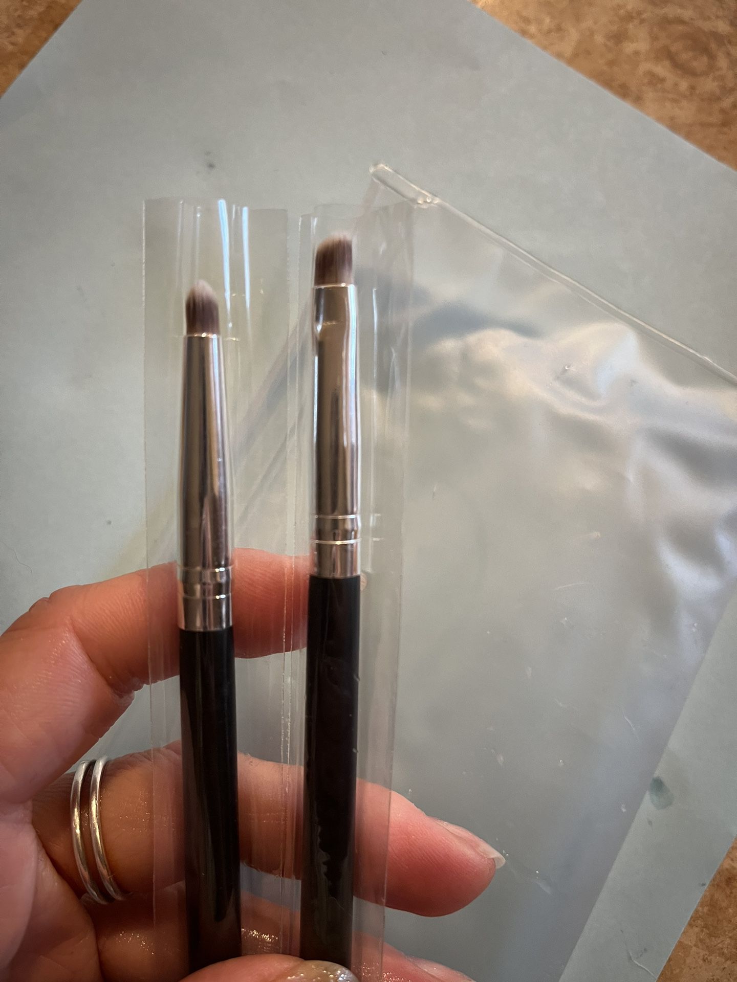 2 Fine Makeup Brushes Still In Package