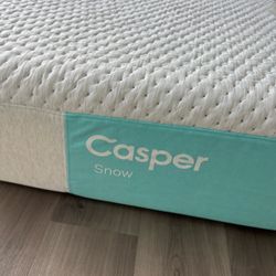 🛏️ QUEEN Casper Snow Hybrid Mattress - Like New 