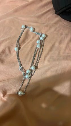 Collar de perlas y plata 925