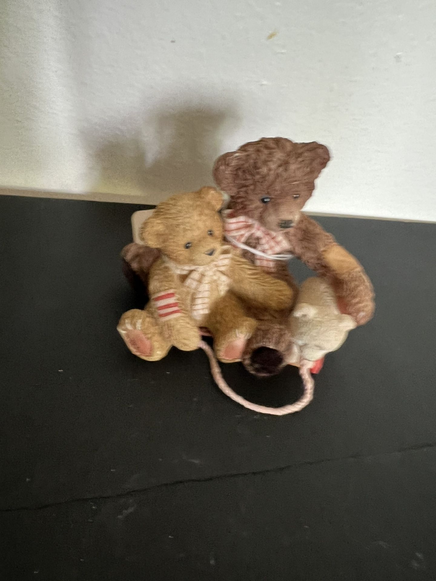 "Todd and Friend" figurine Bears from the Cherished Teddies collection, designed by Priscilla Hillman for Enesco