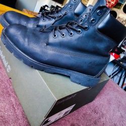 Black Timberland Boots Size 11 Wide