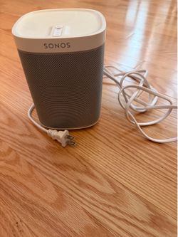 Sonos PLAY:1 White Wireless Speaker Tested Factory Reset Original Power Cord