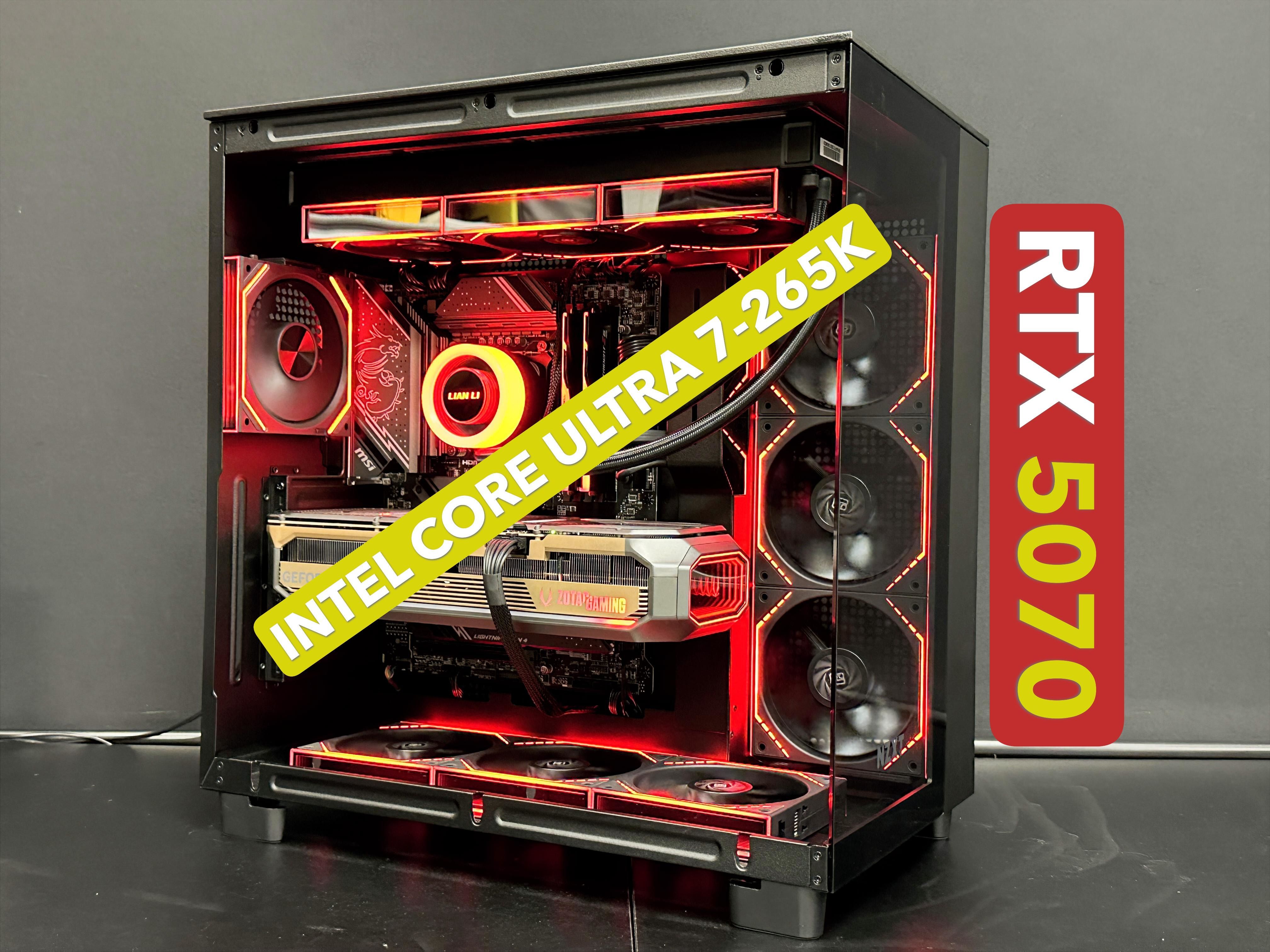 🦊 FOX 77 🦊 FINANCE AVAILABLE 🦊CUSTOM GAMING & AI | DESKTOP | RIG | INTEL CORE ULTRA 7-265K  | 32 GB DDR5 RAM | 1 TB SSD | NVIDIA  RTX 5070 | WIN 11