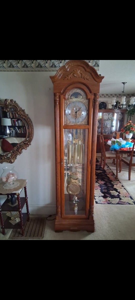 China Cabinet $375 Table $175 Clock $750 Negotiable