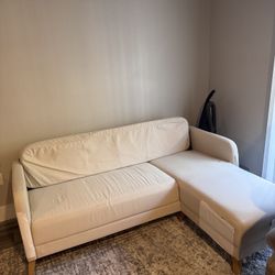 IKEA LINANÄS Sofa, with chaise/Vissle beige
