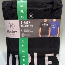 Brand New Men’s Hurley Tee Set Of 2 Size XL