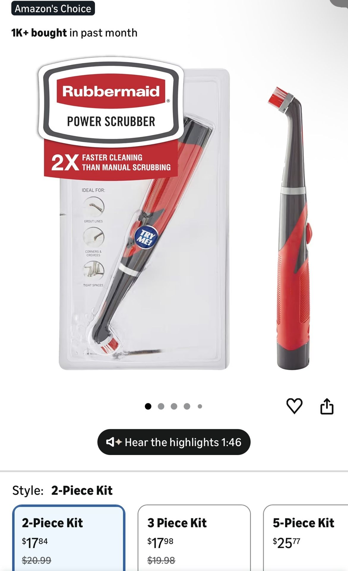 Rubbermaid Power Scrubber