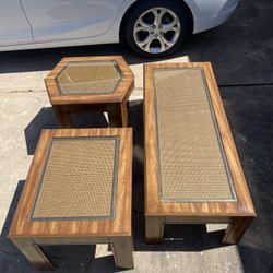 Coffee Tables, 3 Piece Matching 