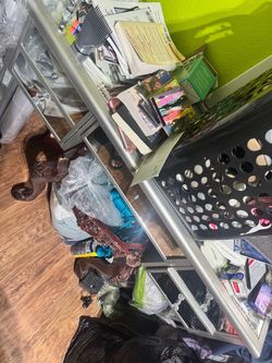 Mirror vanity/desk
