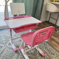 Kids Desk and Chair Set  Children School Table Chair