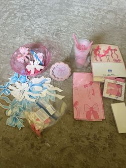Pink Bow Decorations