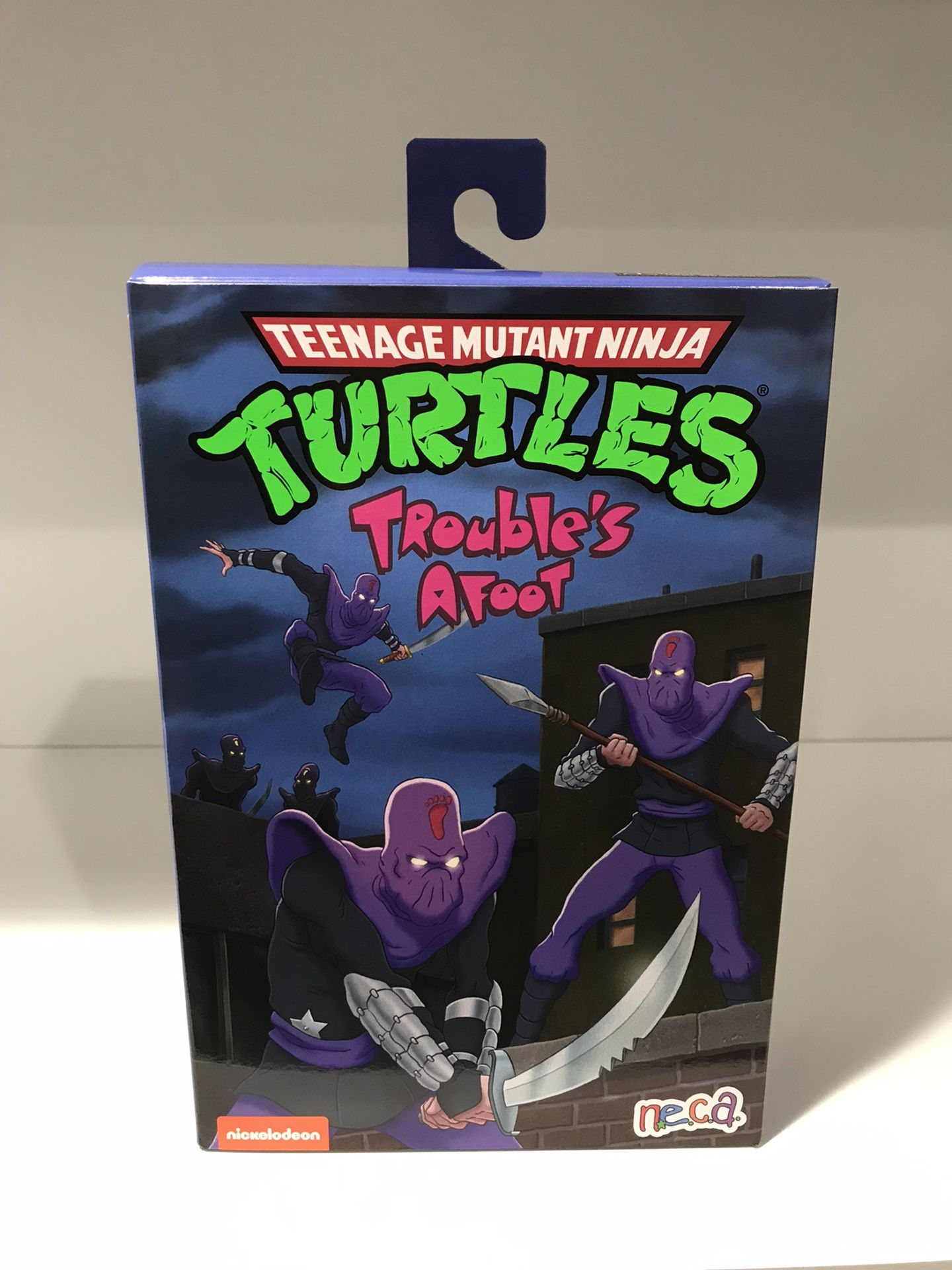 NECA Teenage Mutant Ninja Turtles Ultimate Foot Soldier Trouble’s Afoot
