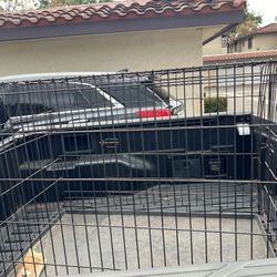 Large dog kennel