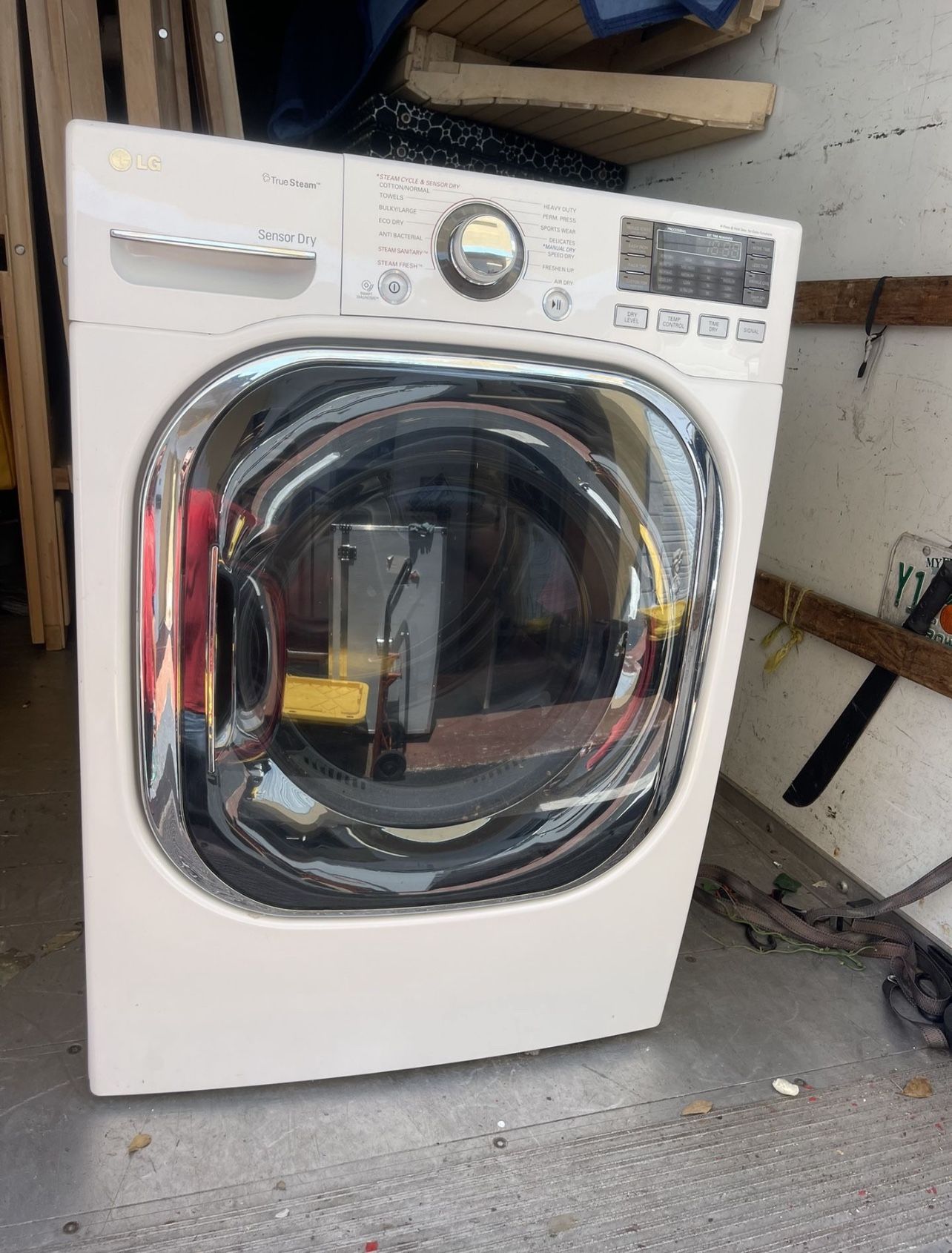 Ultra Large Capacity LG True Steam Dryer (Electric) Sensor Dry. Model DLEX4070W