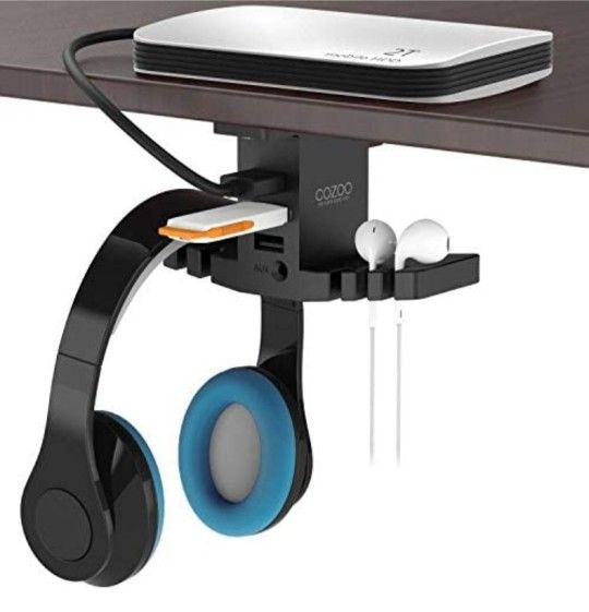 Headphones Stand With Usb
