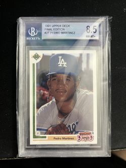 1991 Upper Deck Final Edition Pedro Martinez Rookie Card BGS 8.5