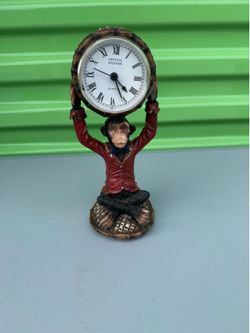 Vintage Richard Ward Winchester Figurine Clock
