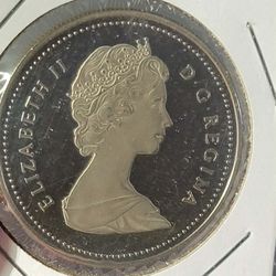1987 Canada Davis Strait 400th Anniversary Silver Dollar Coin
