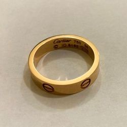 Cartier Love Ring 18K Solid Gold
