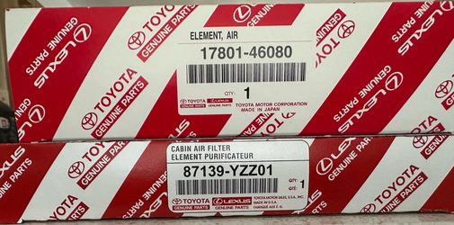 ✨🚙 GENUINE 2010-2015 LEXUS RX 350/450h OEM AIR FILTER SET 🚙✨