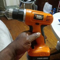 Black And Decker Drill With A Charger