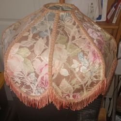 FREE** ANTIQUE** LAMP** SHADE**