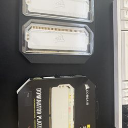 32 GB DDR5 RAM - 5600Mhz CL36 (2 X 16 WHITE Corsair Dominator 