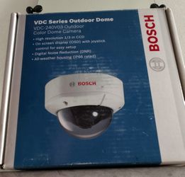 Bosch Outdoor Dome Cameras X 3
