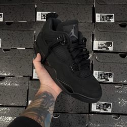 Blk Cats Jordan 4s - $120 Each 