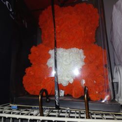 Rose foam Teady Bear 