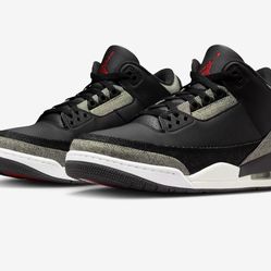 Jordan 3 X Levi’s Black Deniem Shoe Size 10.5