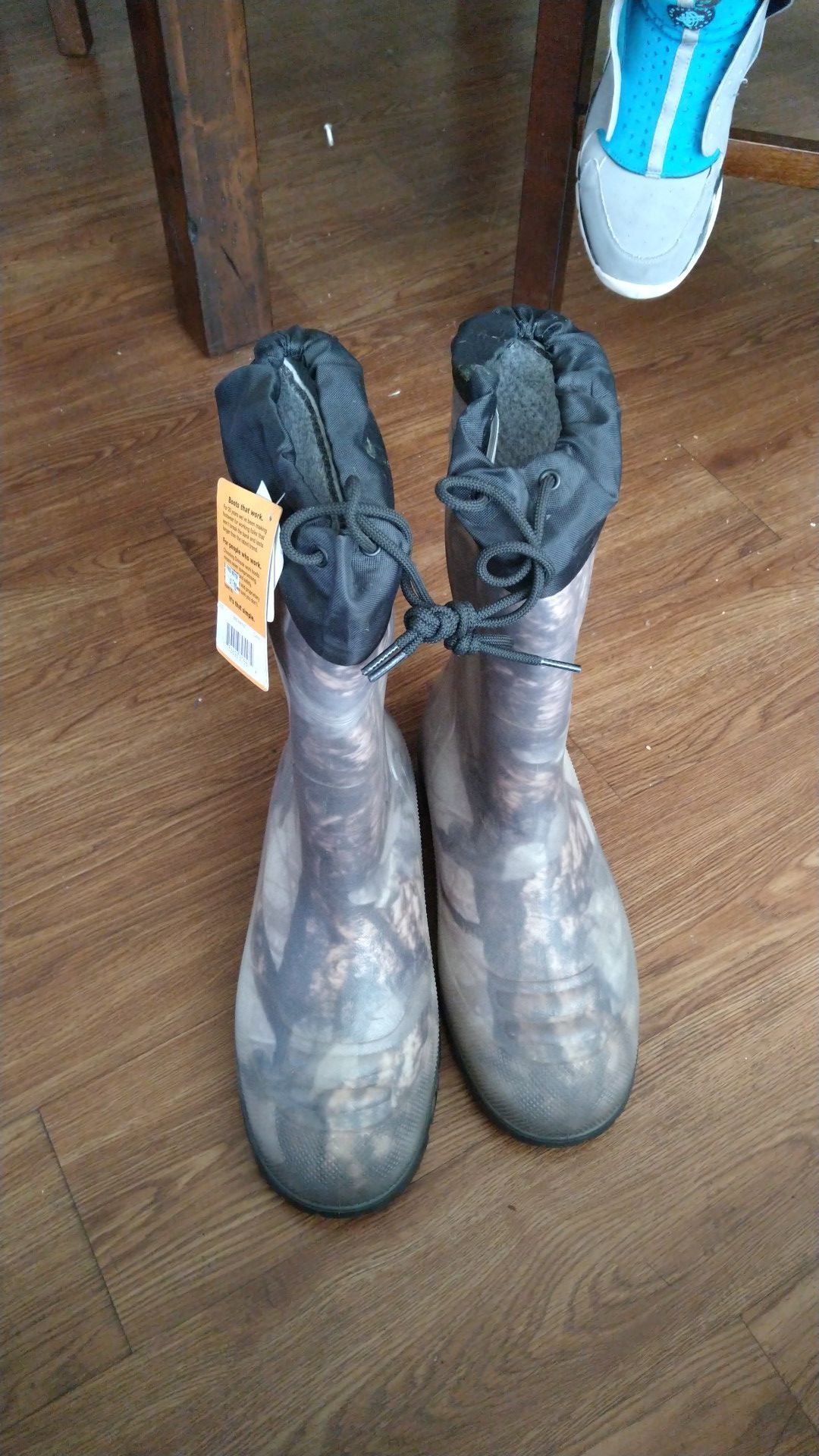 Rubber work boots