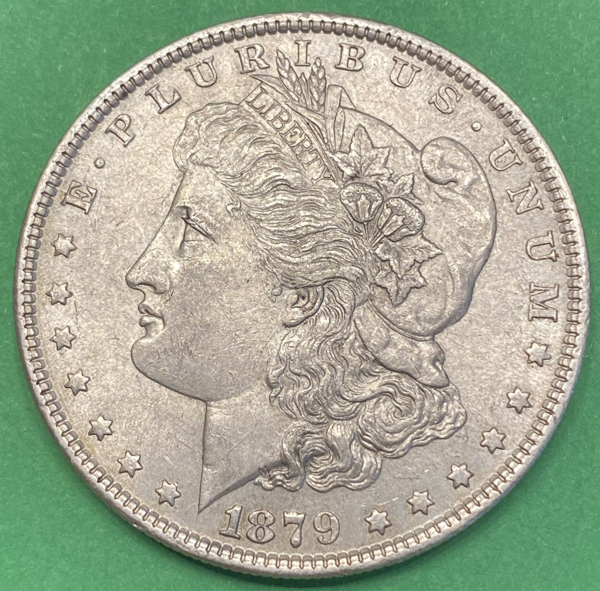 1879 UNITED STATES MORGAN SILVER DOLLAR UNCIRCULATED