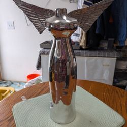 Brutalist winged Angel statue