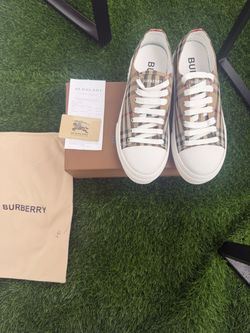 Burberry Check Sneakers Size 11
