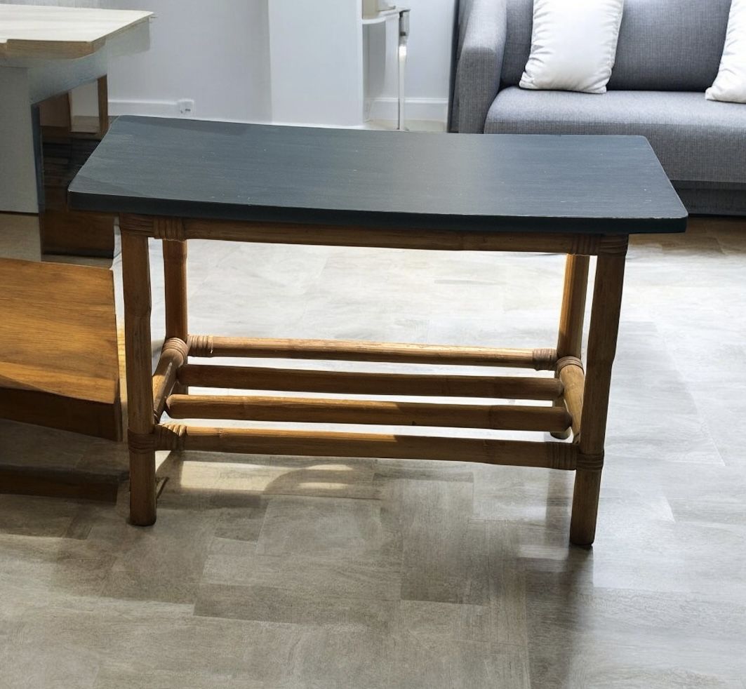 Cute bamboo accent table / small coffee table
