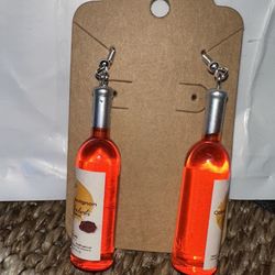 Wine Bottle Earrings 