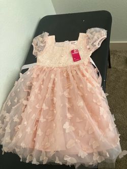 Dress with butterflies