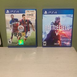 Fifa 15 and Battlefield 5