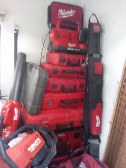 BUNCH OF MILWAUKEE TOOLS ALL KINDS MSG ME FOR DETAILS