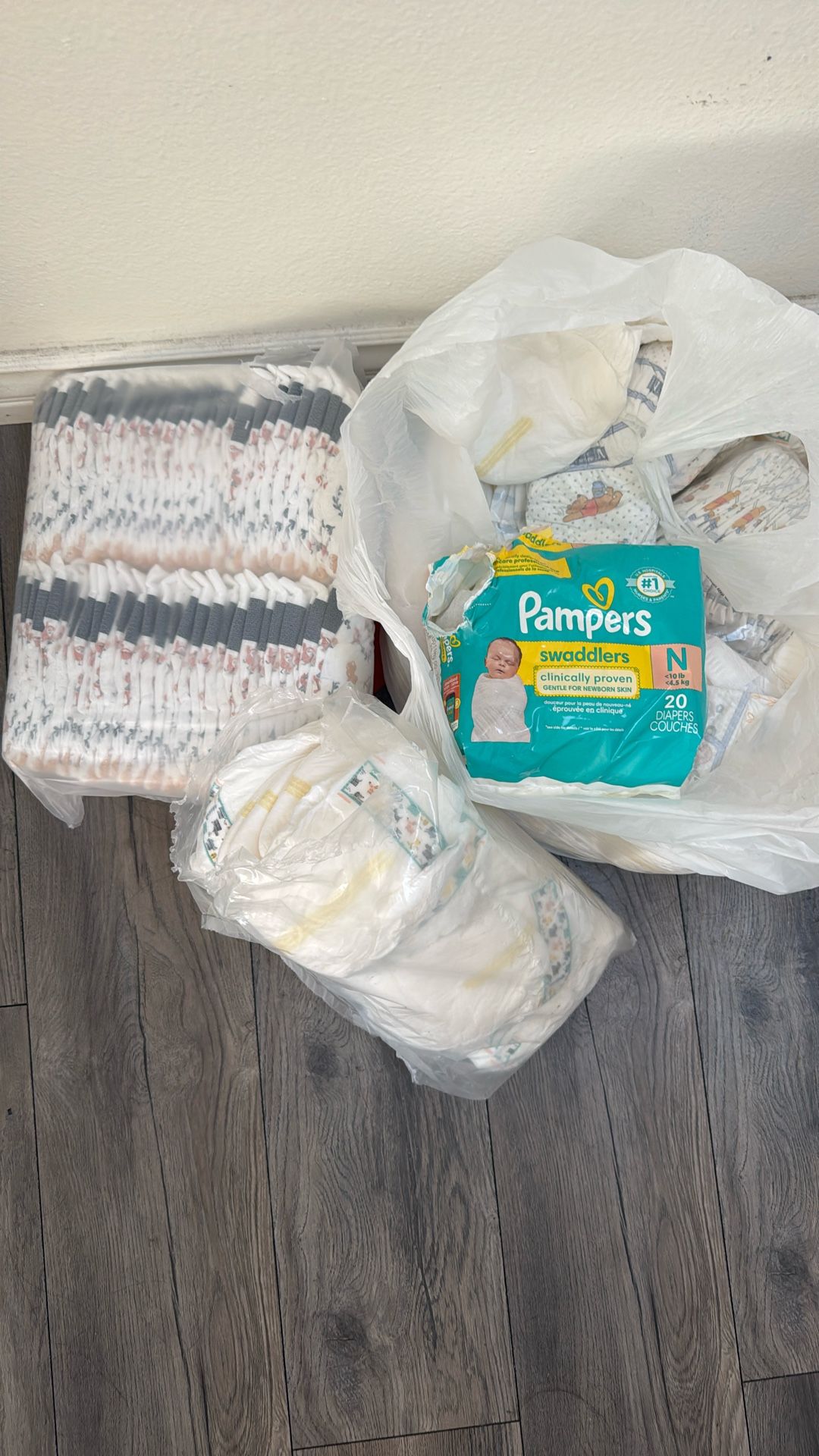 Free Diapers (NB & 1) 