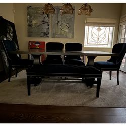 Z Gallerie dining room table for sale (chairs & bench not for sale)