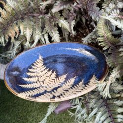 Kaleidoscope Pottery Fern Plate